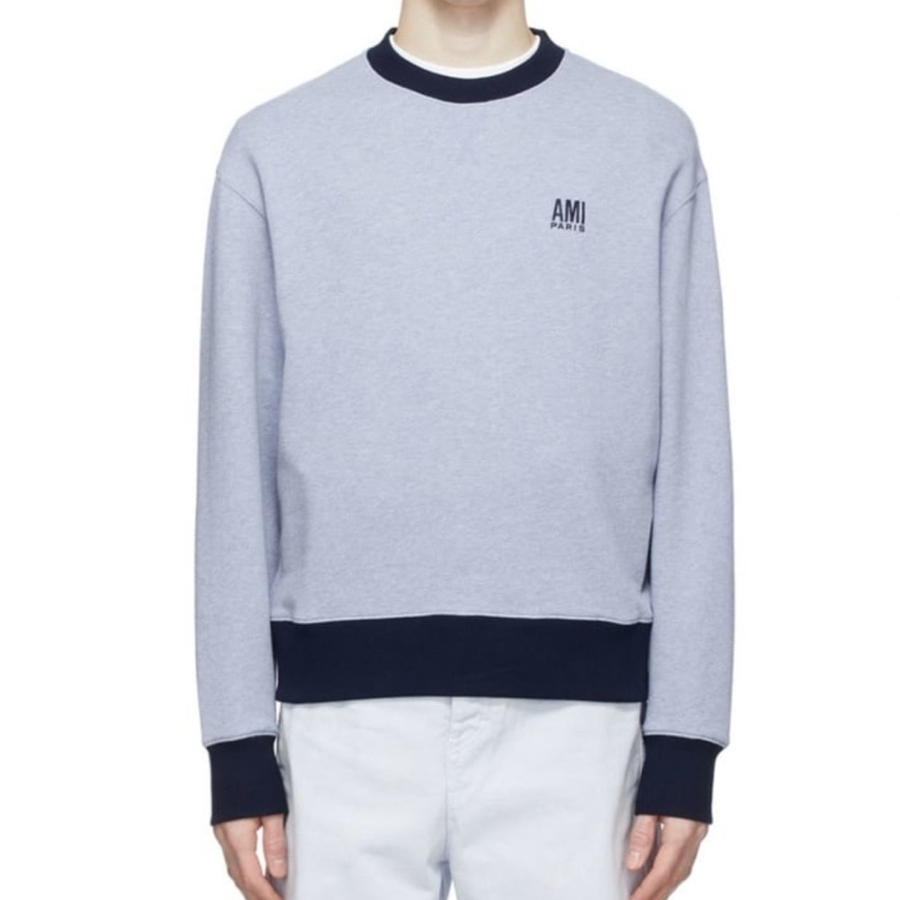 Ami Paris Blue Paris Sweatshirt XXL